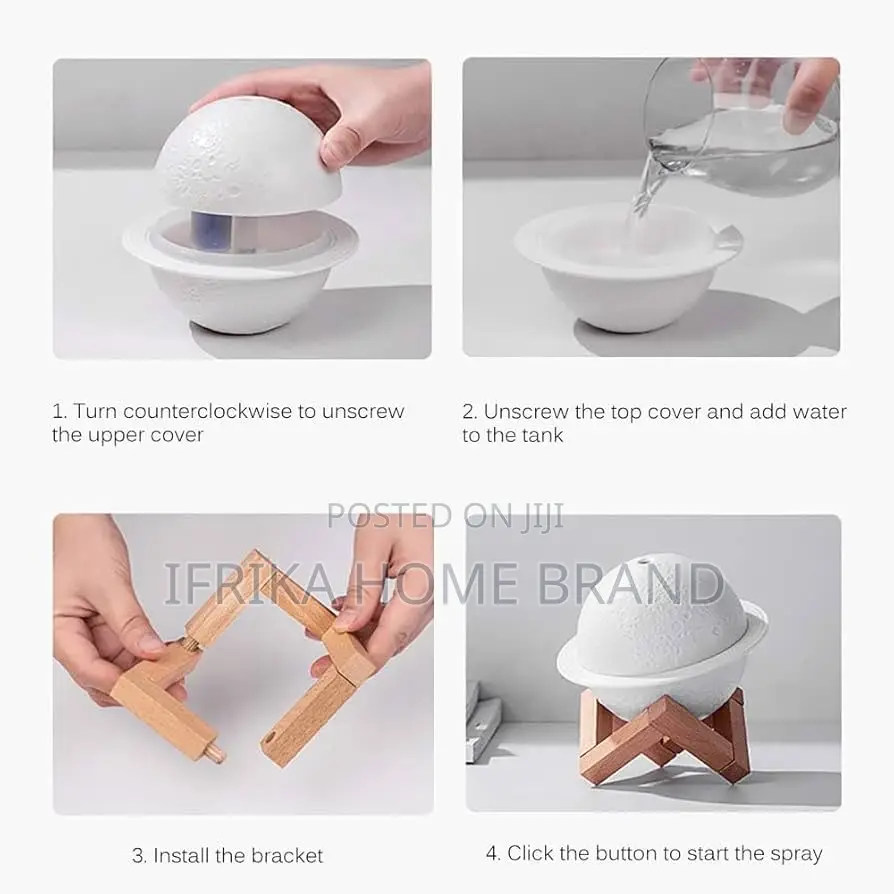 3D Air Planet Purifier Humudifier