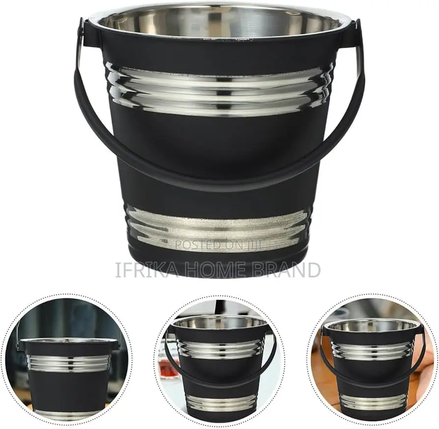 Genuine Silver Ice Bucket Wine Bucket