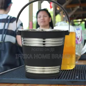 Genuine Silver Ice Bucket Wine Bucket