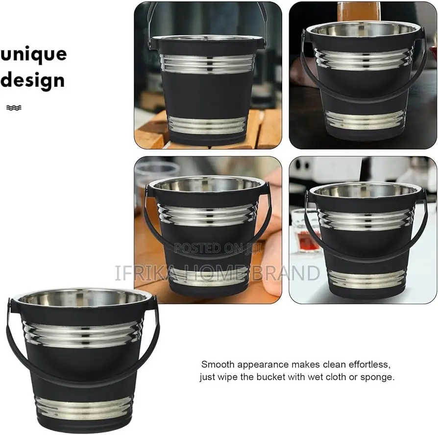 Genuine Silver Ice Bucket Wine Bucket