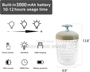7 Color Bedside Lamp