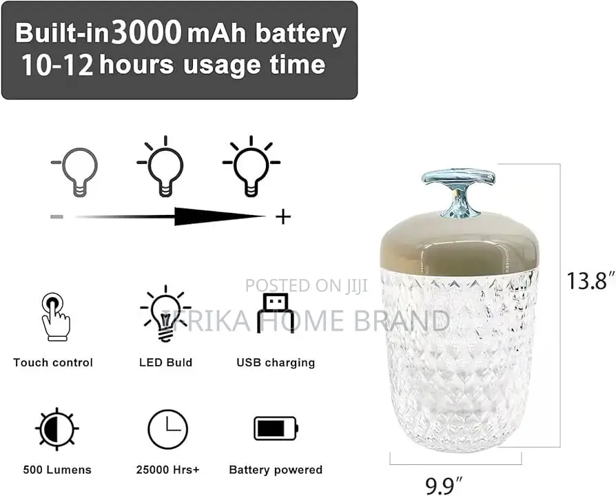 7 Color Bedside Lamp