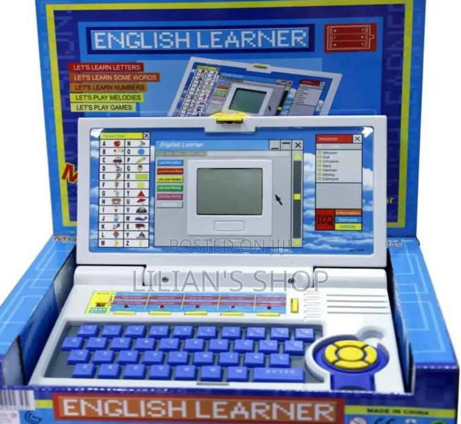 Kid's English Leaner Laptop Educational Notebook