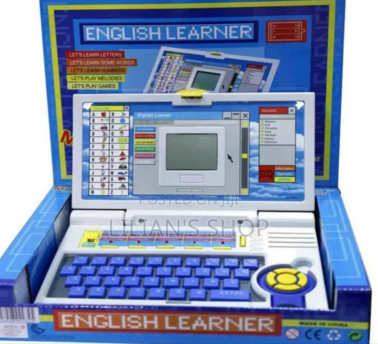 Kid's English Leaner Laptop Educational Notebook
