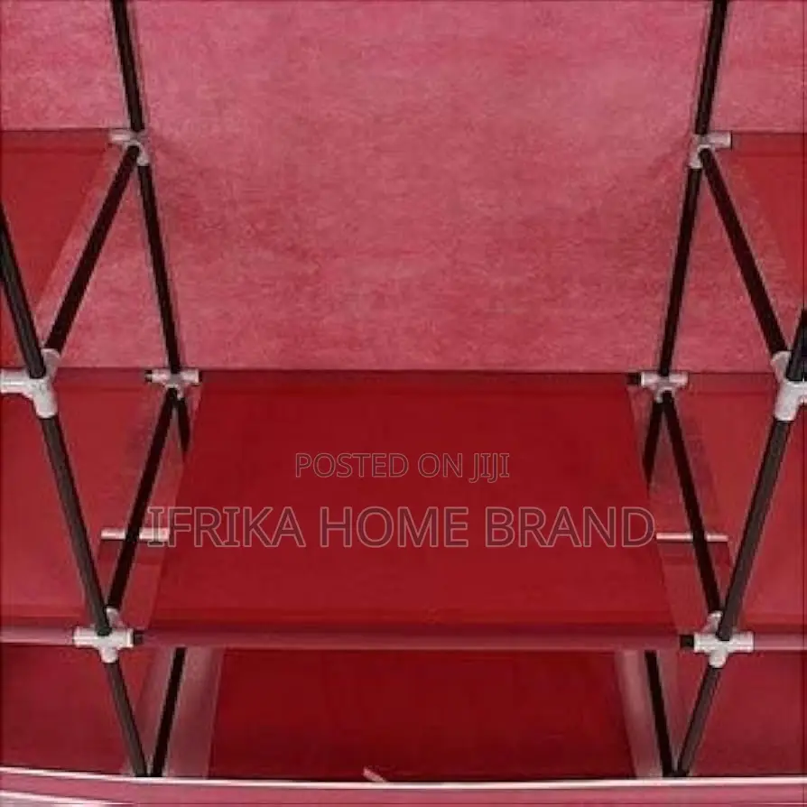 3 Column Frame Wardrobe Foldable Closet