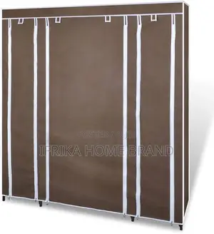 3 Column Frame Wardrobe Foldable Closet