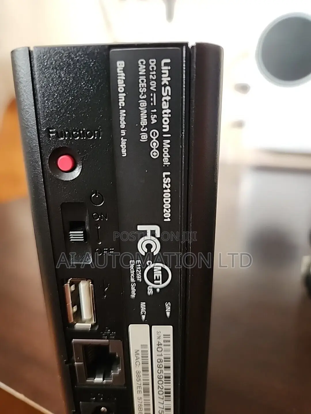 Buffalo Linkstation LS210D0201 4TB NAS Personal Cloud Storag