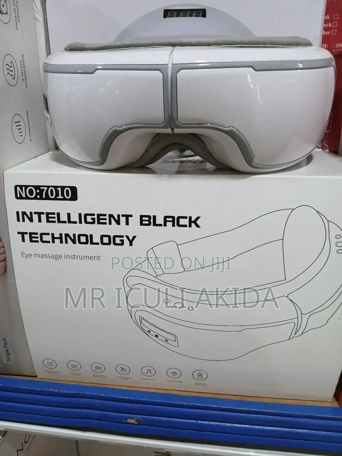 Intelligent Air Pressure Vibration Musical Eye Massager