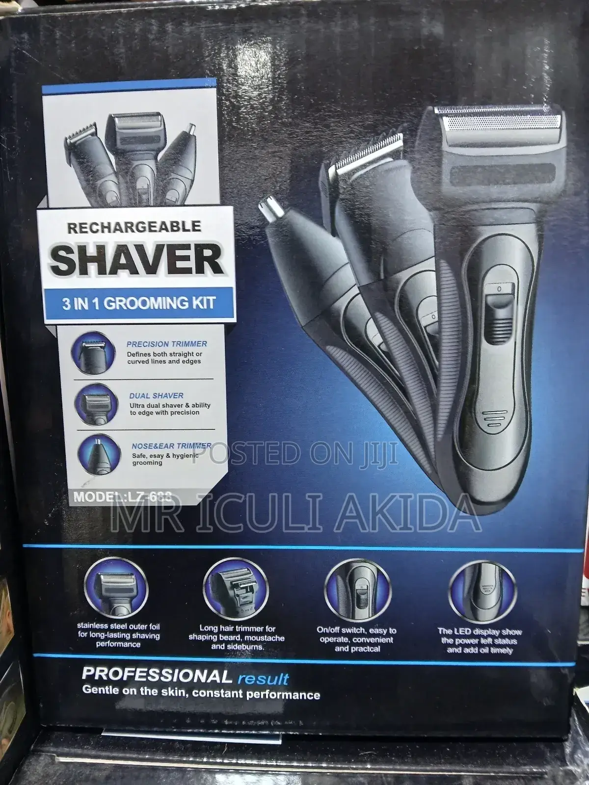 3in1 Grooming Kit and Rechargeable Shaver