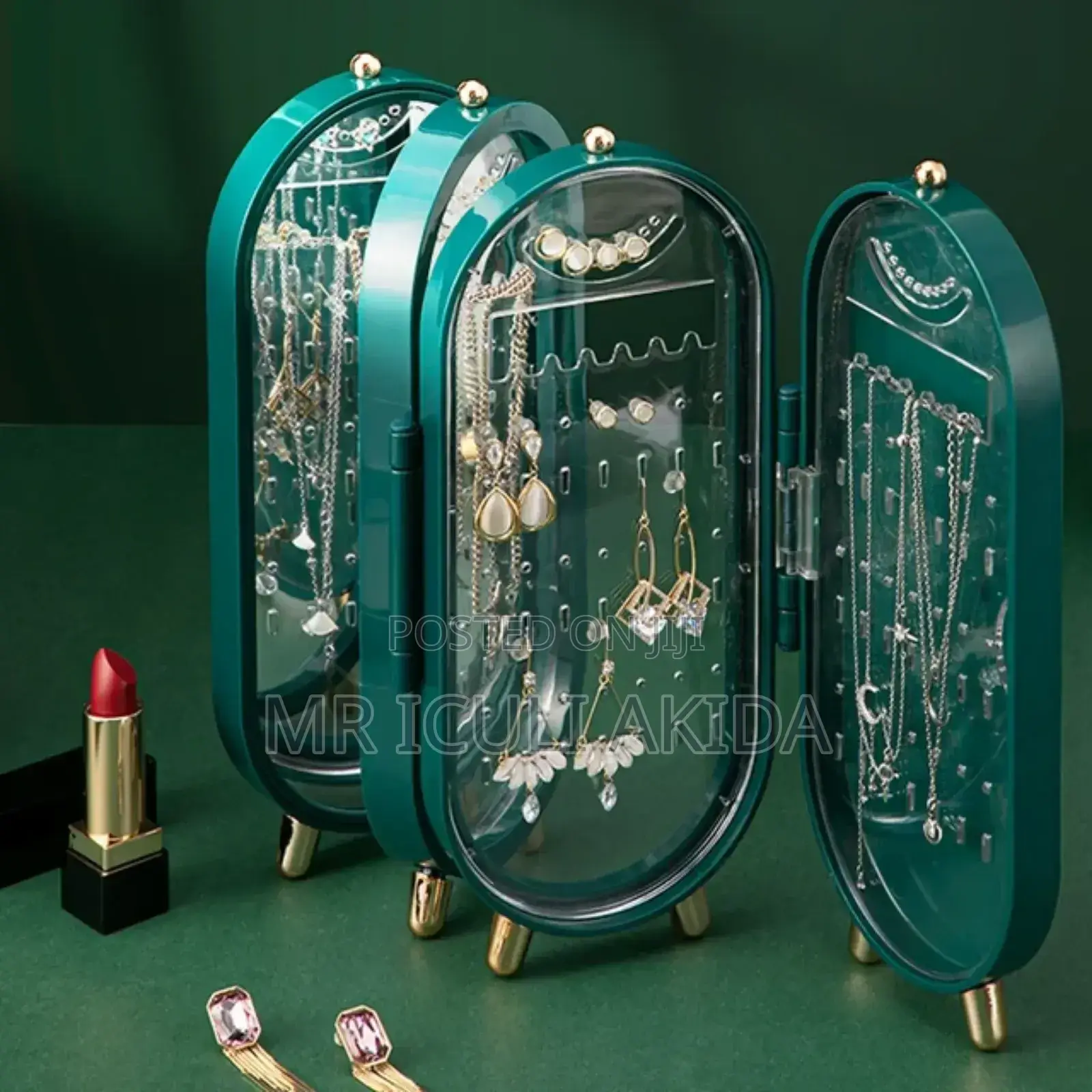 Screen Style Adjustable Folding Jewellery Storage Box