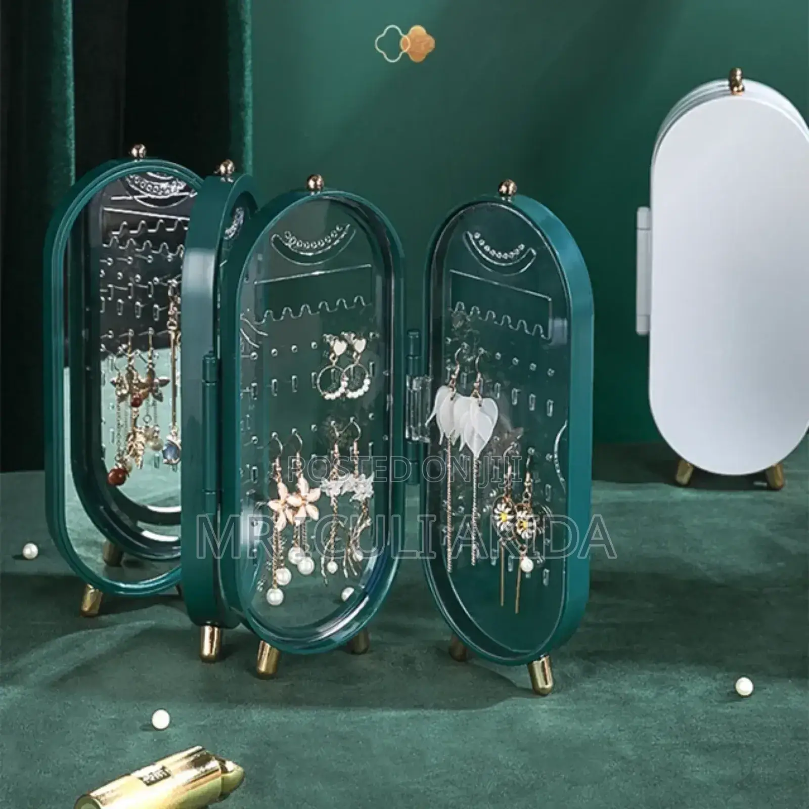 Screen Style Adjustable Folding Jewellery Storage Box