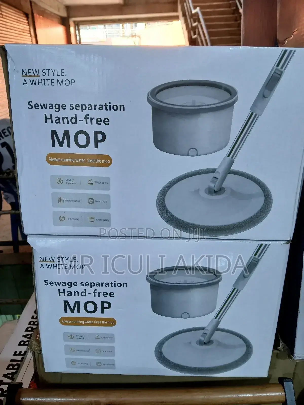 3600 Rotation Hands Free Sewage Separation Mop