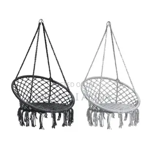 Thick Nylon Unique Round Basket Swing Hammock Chair