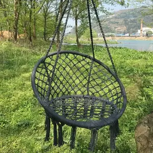 Thick Nylon Unique Round Basket Swing Hammock Chair