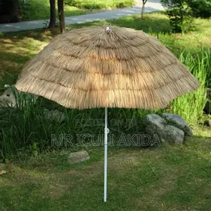 1.7mtrs Beach Garden Patio Thatch Straw Umbrella