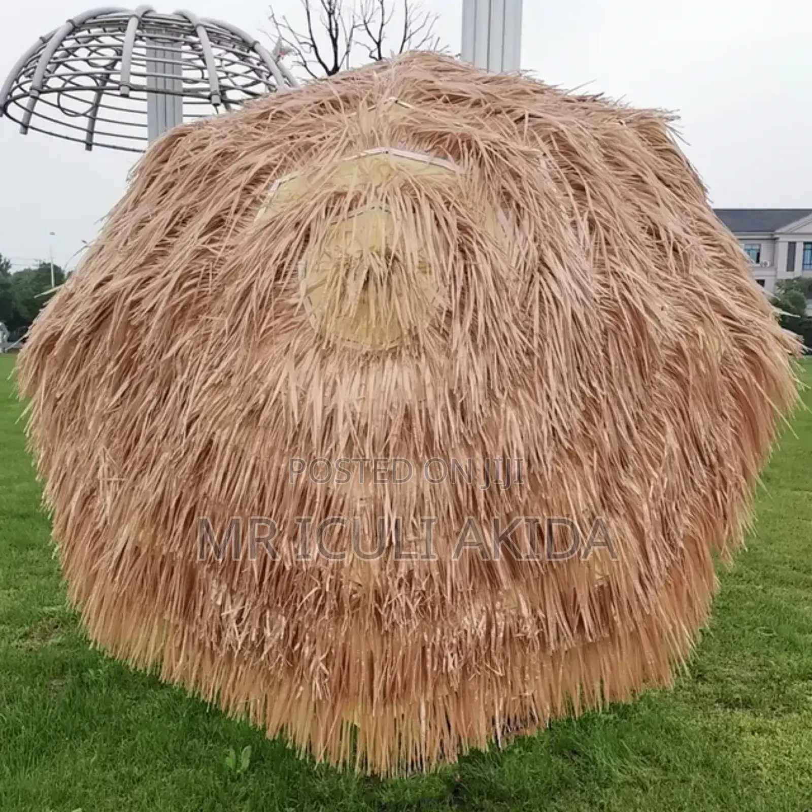 1.7mtrs Beach Garden Patio Thatch Straw Umbrella