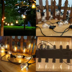 Waterproof 5mtrs Warm White Filament Decorative String Bulbs