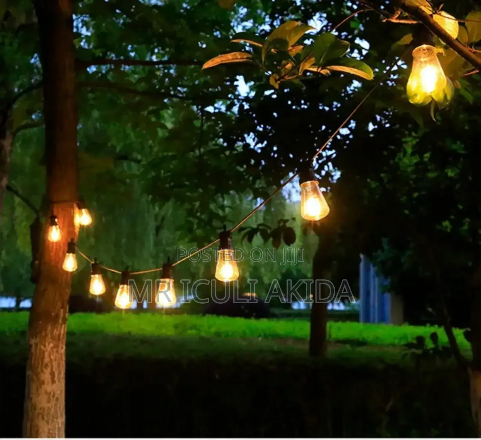 Waterproof 5mtrs Warm White Filament Decorative String Bulbs