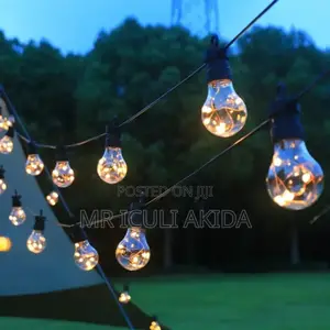 Waterproof 5mtrs Warm White Filament Outdoor String Bulbs