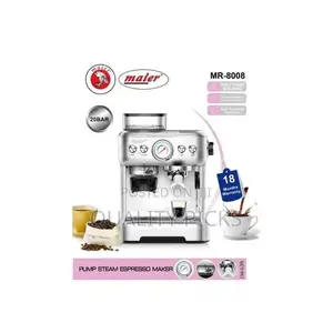 Maier 20 Bar Pump Steam Coffee, Espresso Cappuccino Maker