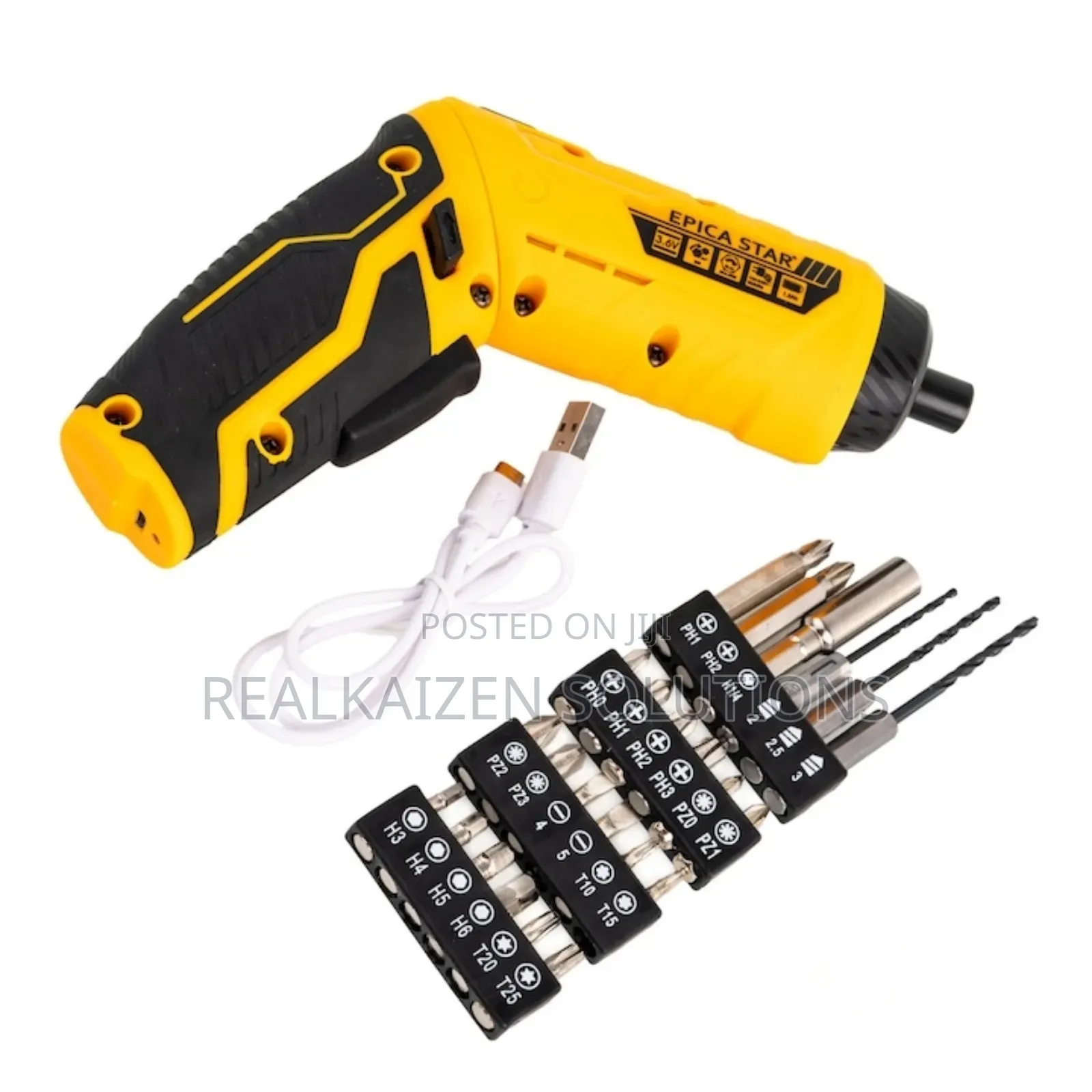 EPICA STAR 25pc Lithium Cordless Screwdriver Set