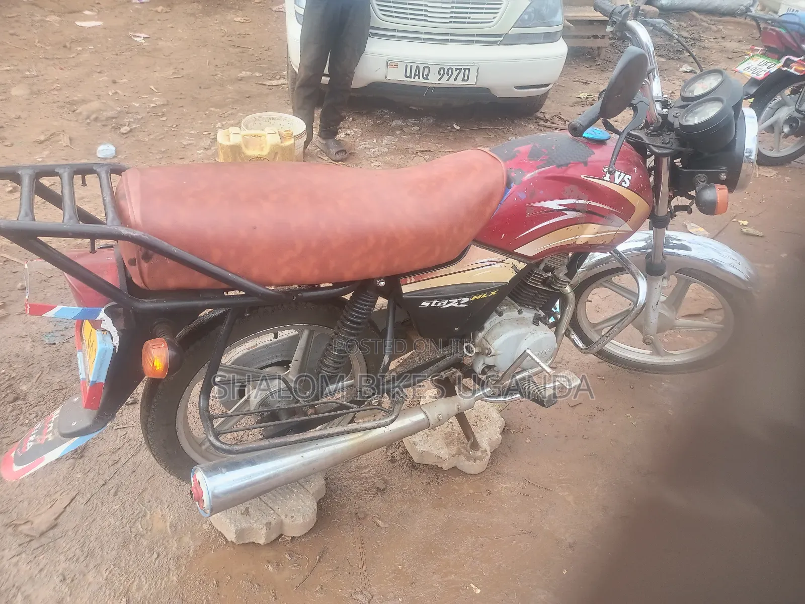 TVS XL 100 2017 Red