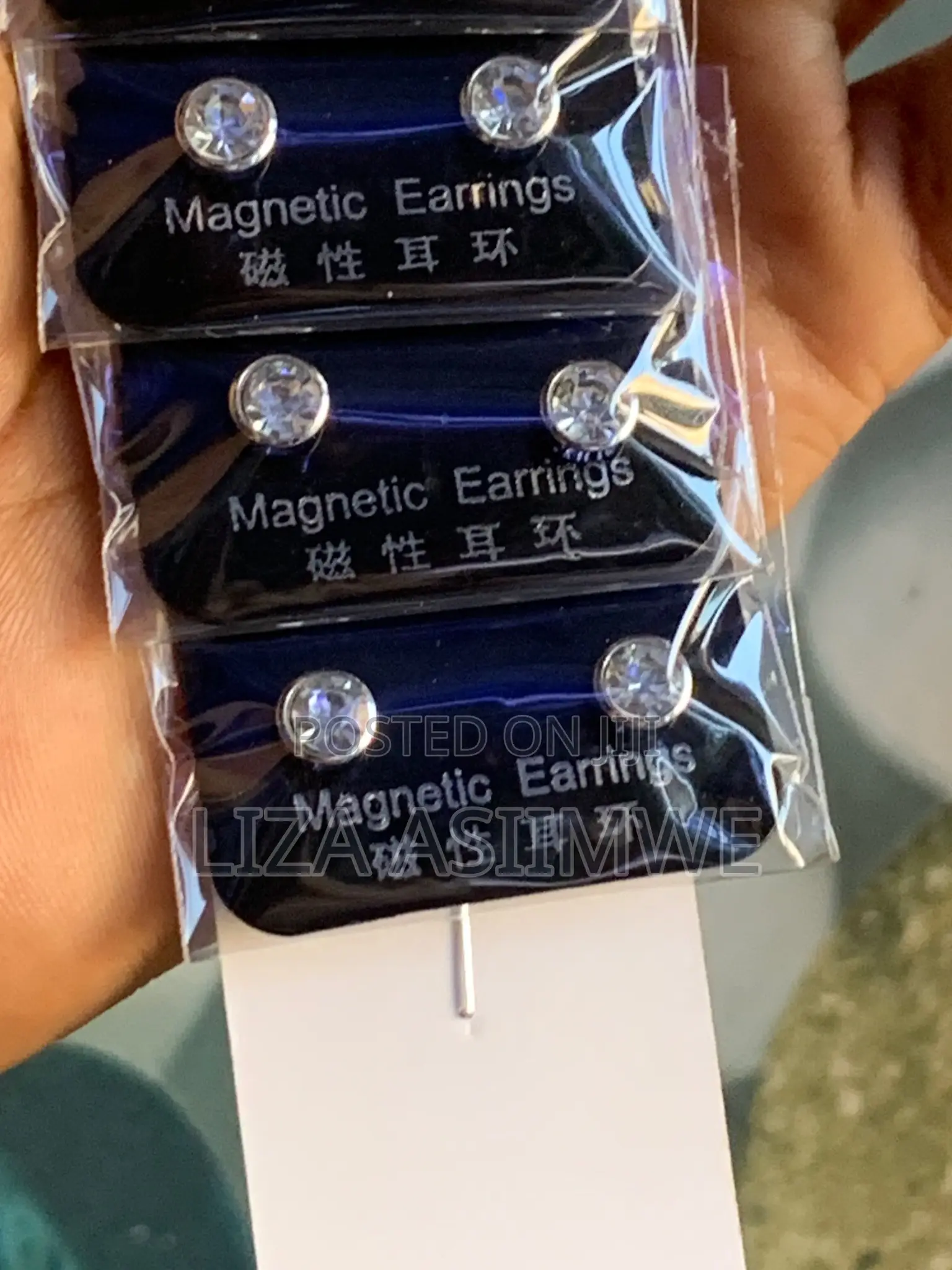 Men’S Iced Magnetic Pins