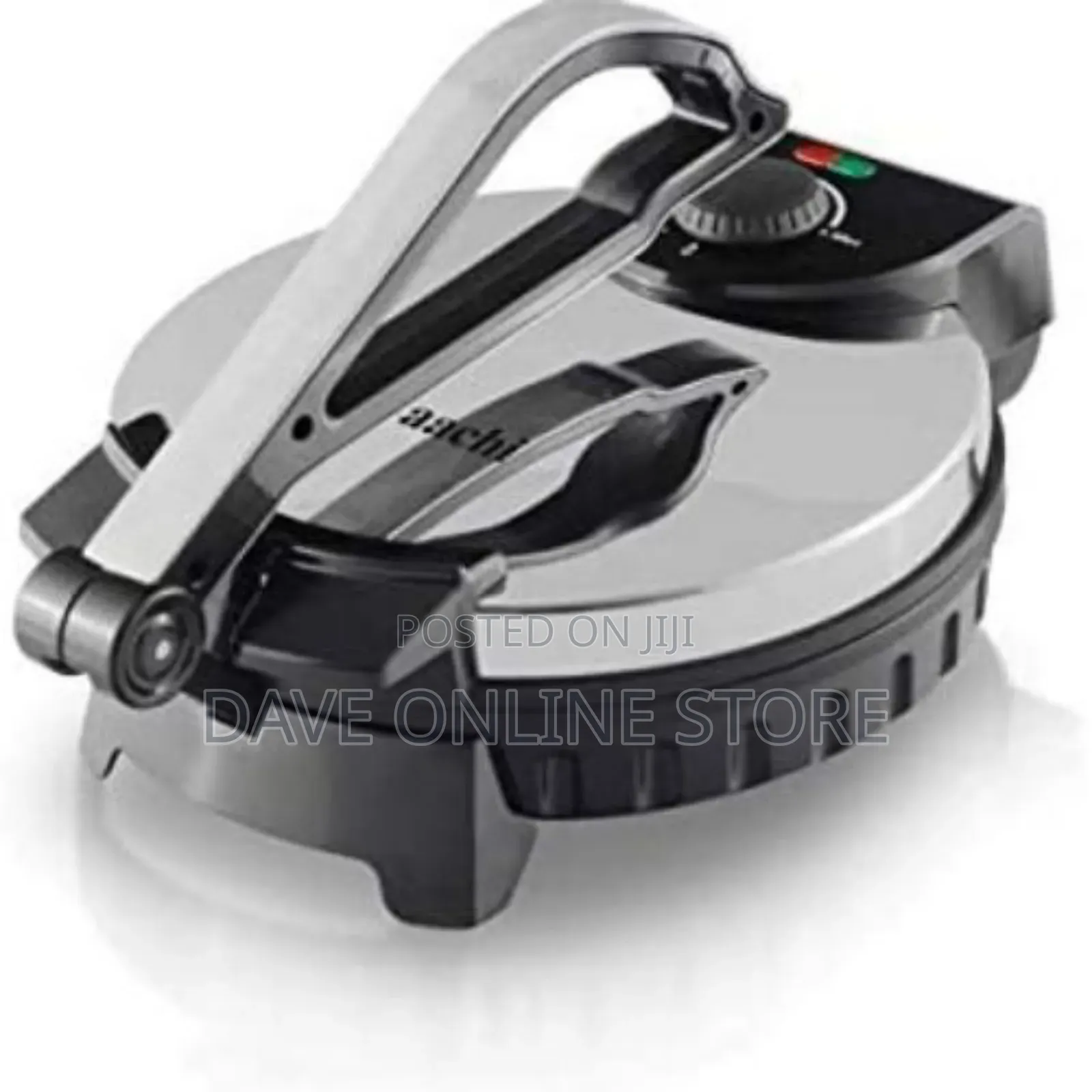 Saachi 25cm Roti/Chapati/Pizza/Bread Maker – Silver