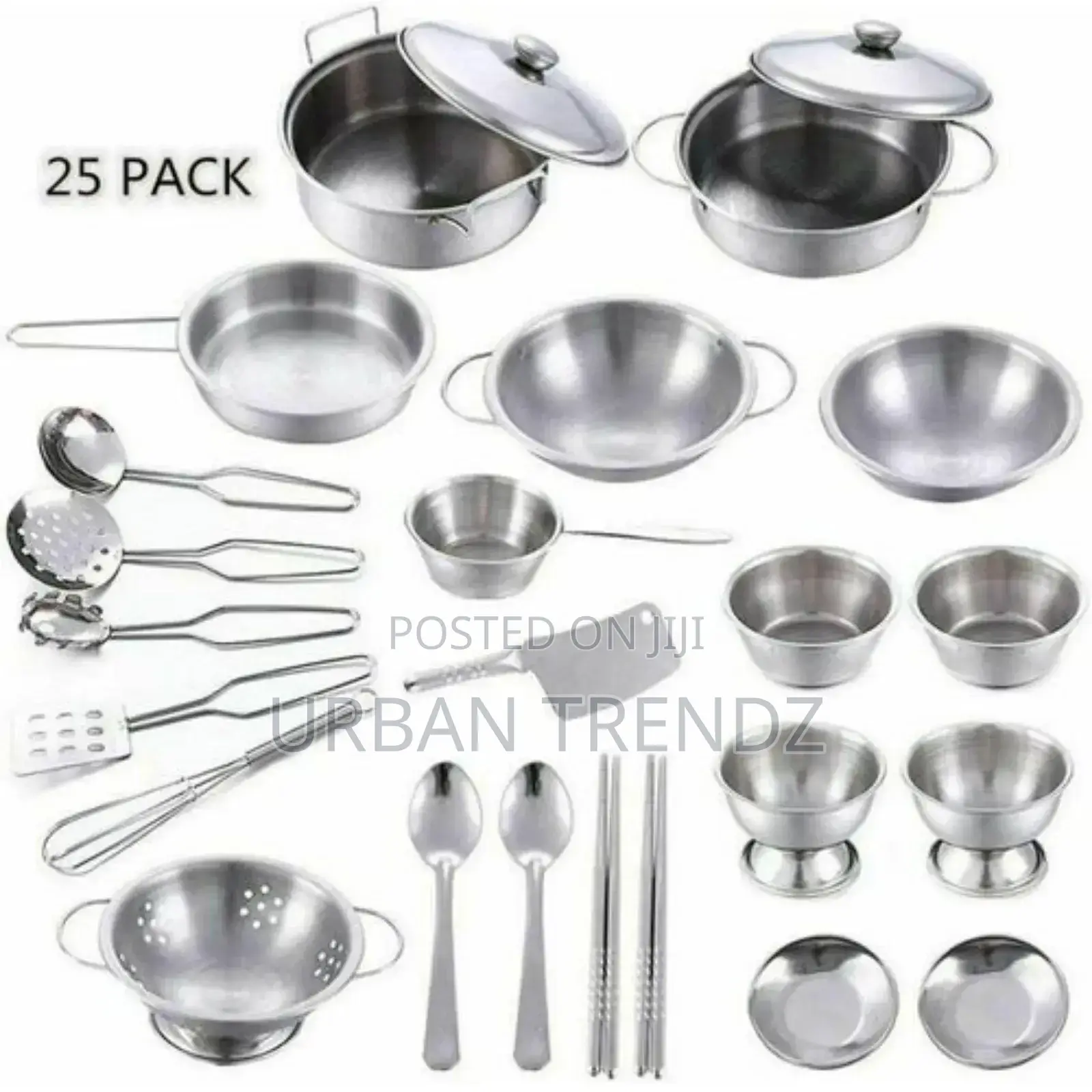 25PCS Kids Child Pretend Role Play House Kitchen Toy Set