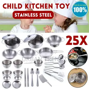 25PCS Kids Child Pretend Role Play House Kitchen Toy Set