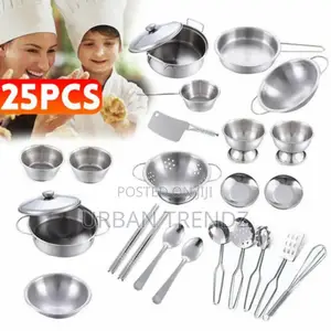 25PCS Kids Child Pretend Role Play House Kitchen Toy Set