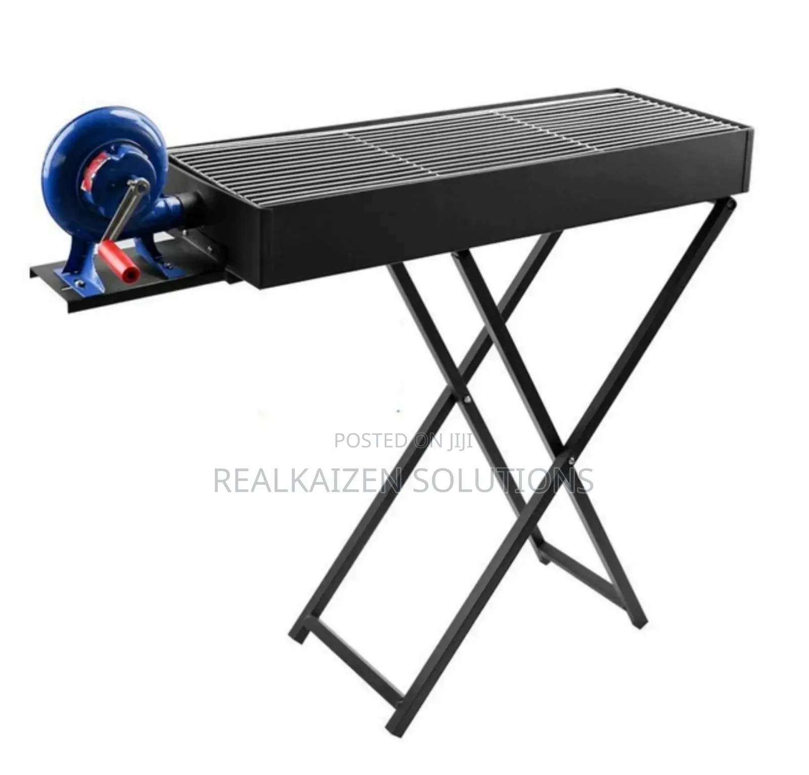 Outdoor BBQ Foldable Charcoal Grill With Air Blower