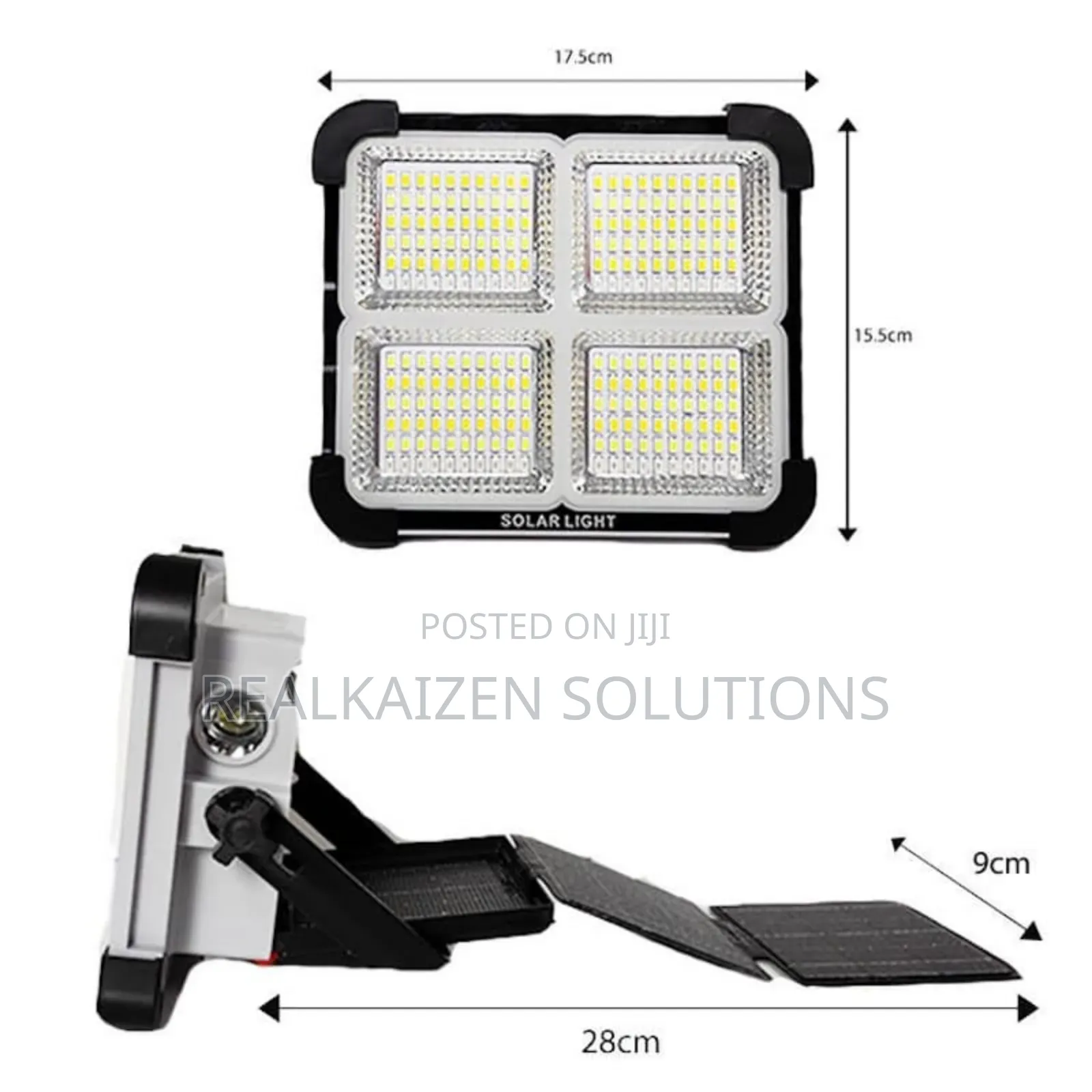 100W Solar Portable Light With Folding Solar Panel