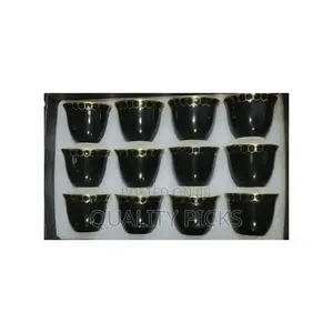 12 Pieces of Multi Design Cuppucino Coffee Cups Mugs