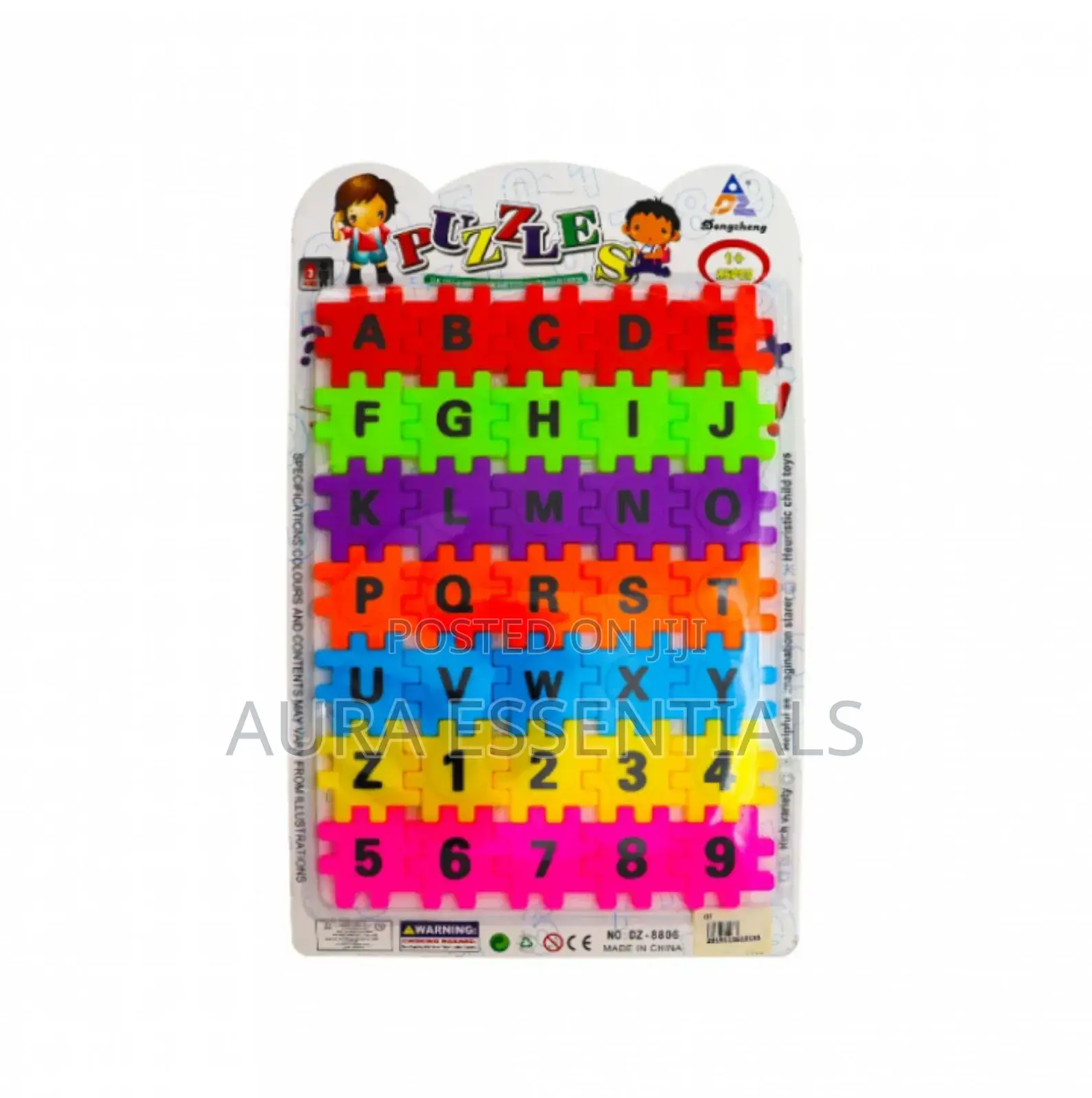 Puzzle English Letter With Magnetic