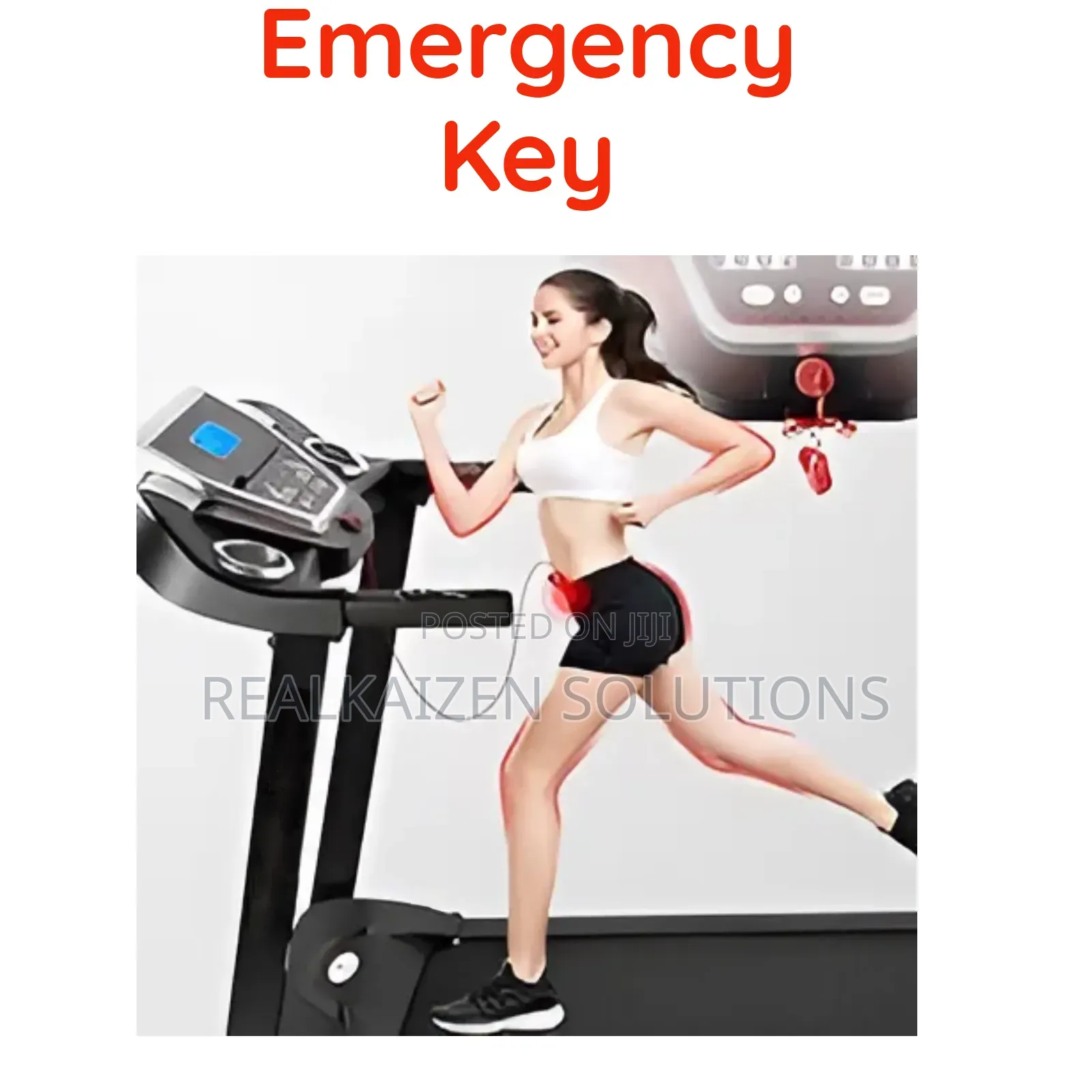 Fitness Hand Grip Pulse Folding Treadmill With Wheels