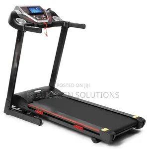 Fitness Hand Grip Pulse Folding Treadmill With Wheels