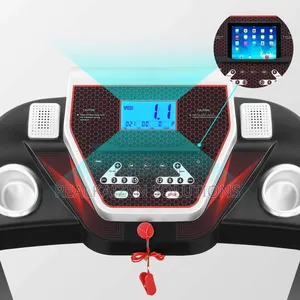 Fitness Hand Grip Pulse Folding Treadmill With Wheels