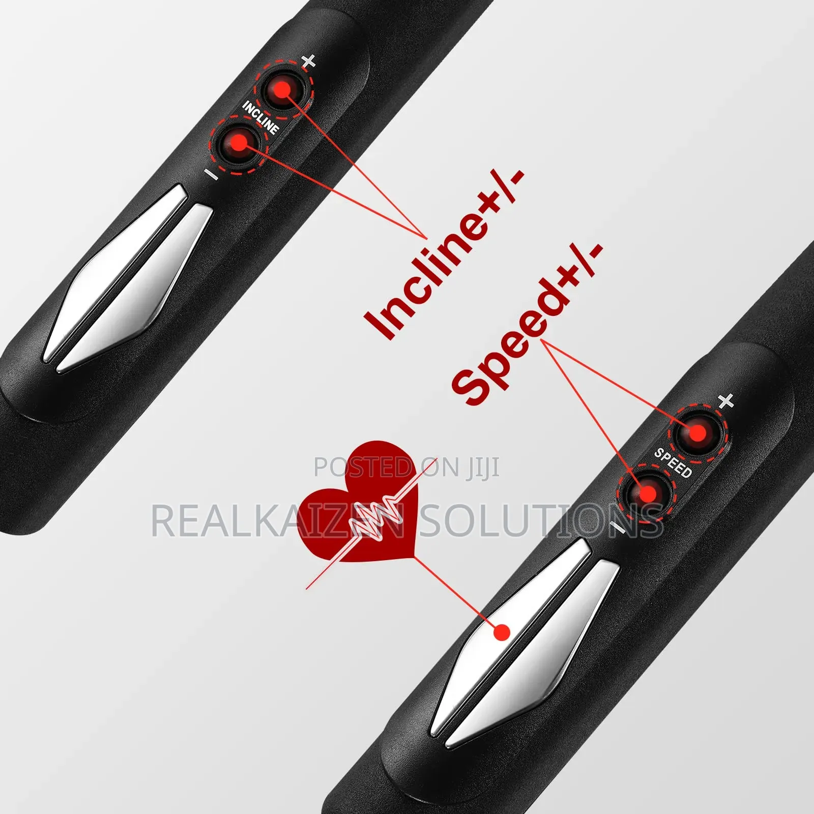 Fitness Hand Grip Pulse Folding Treadmill With Wheels