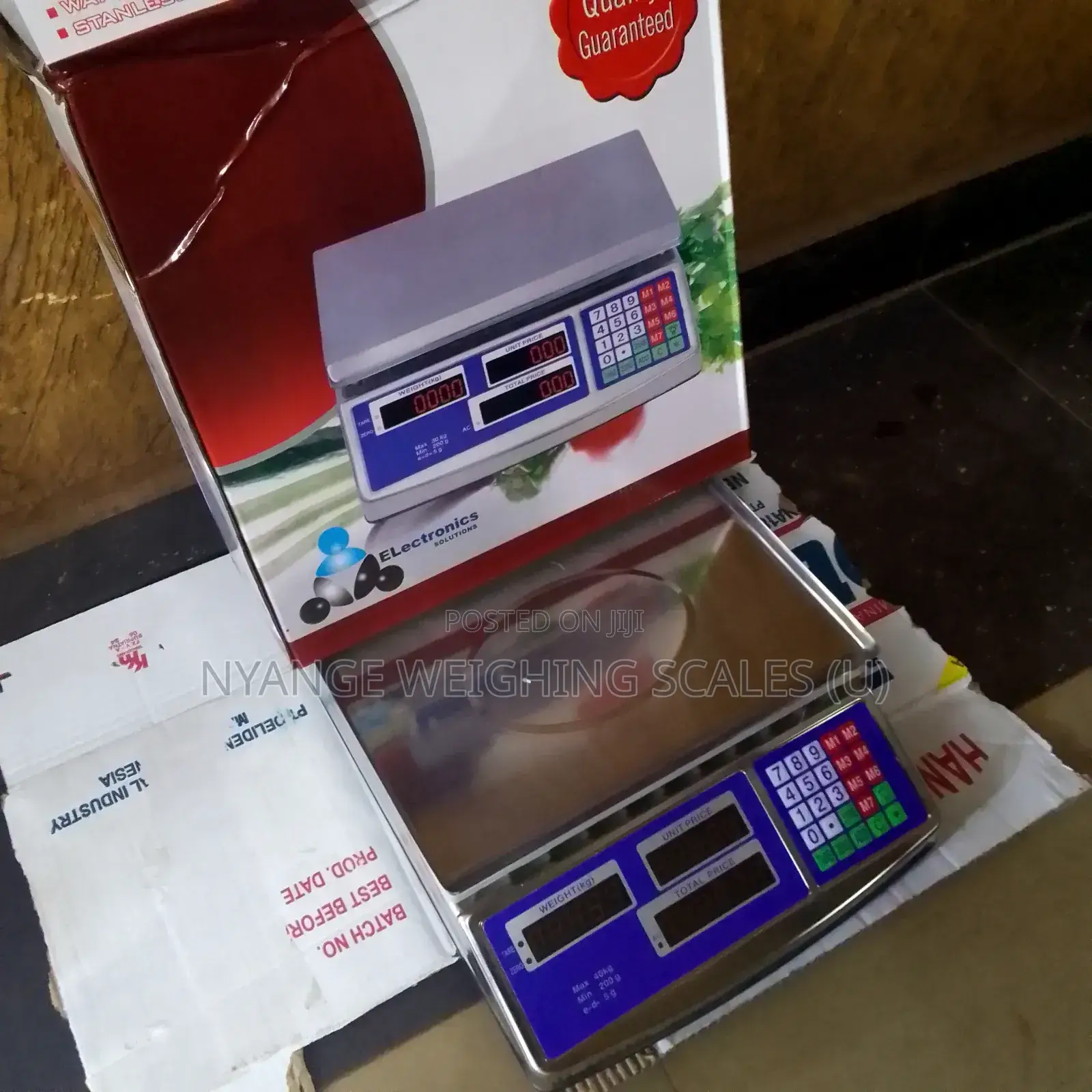 Stainless Steel Weighing Scale Rust Free Digital Weighing Scale 40kg