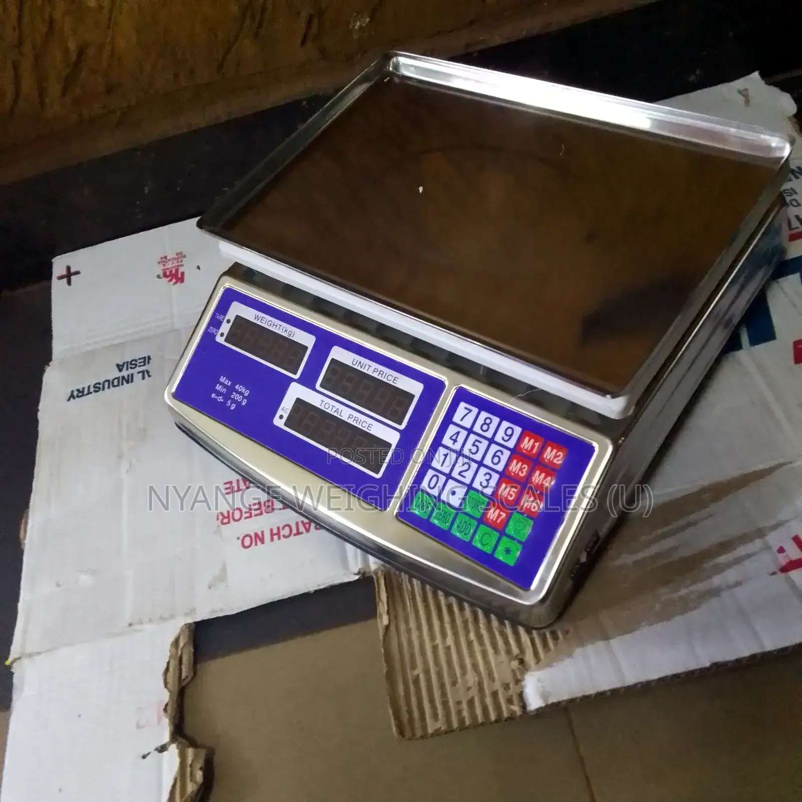 Stainless Steel Rust Free Weigh Scale High Precision Weighing Scale