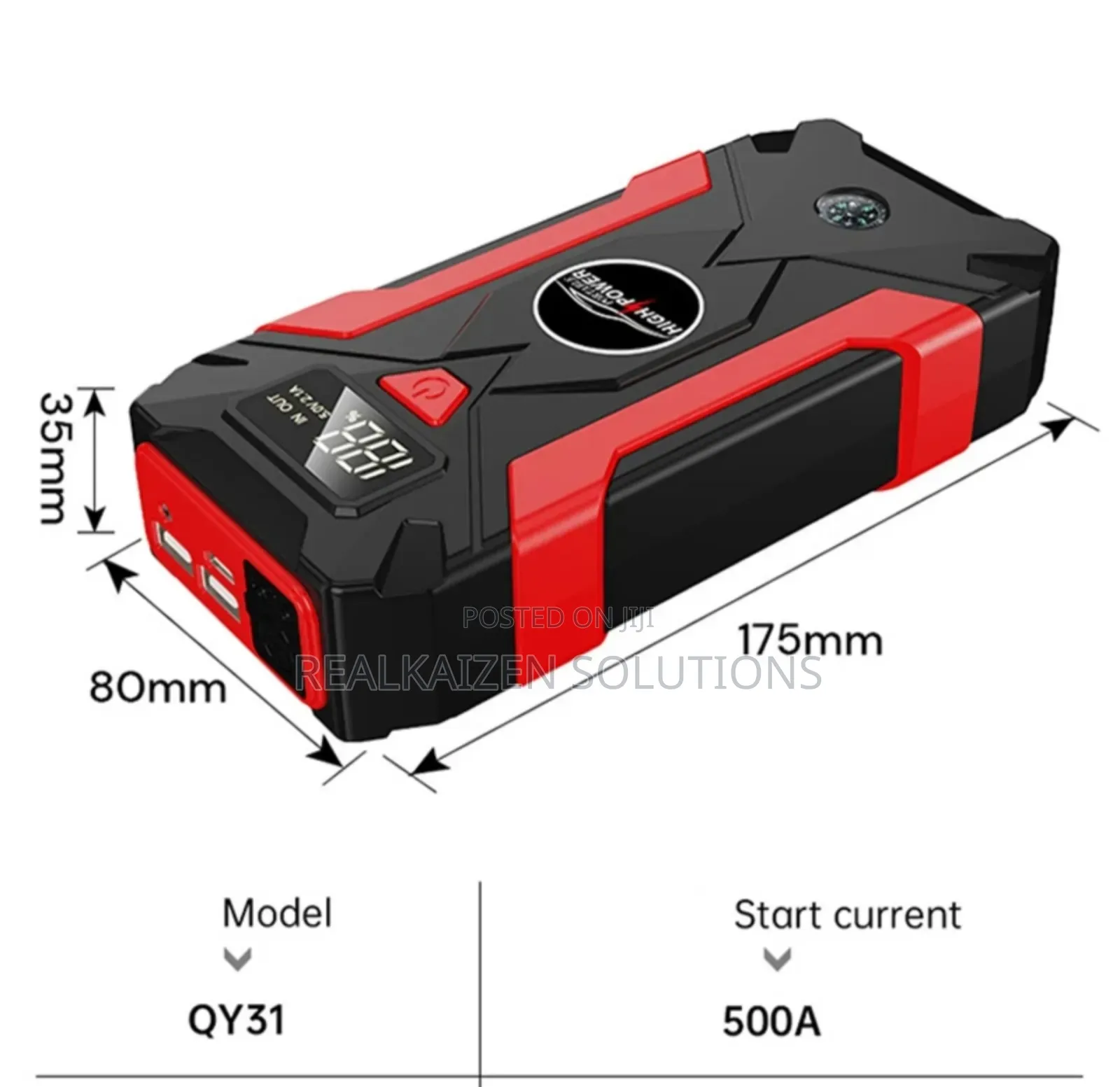 12V High-Power Multifunctional Car Jump Starter