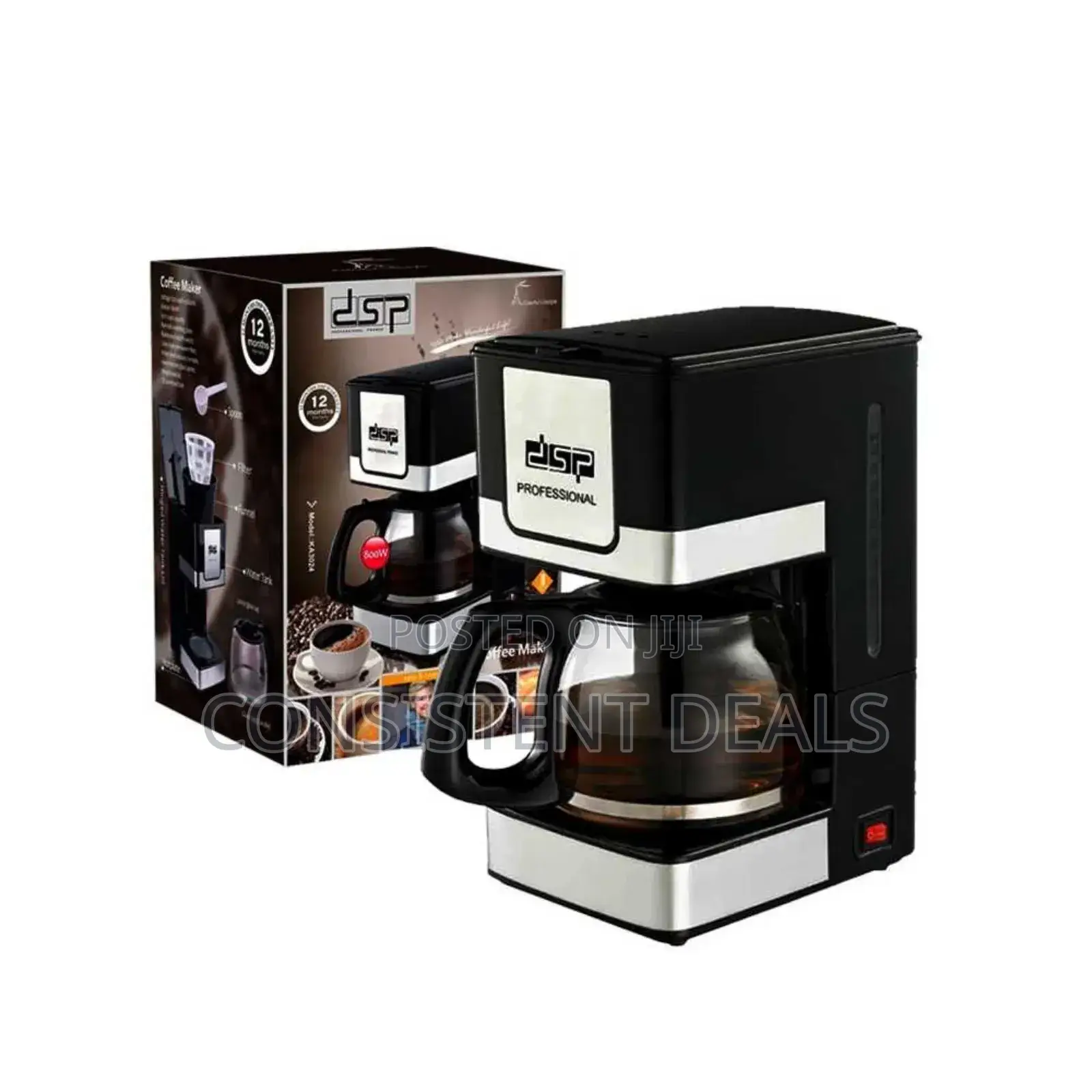 DSP 1.2L Coffee Maker