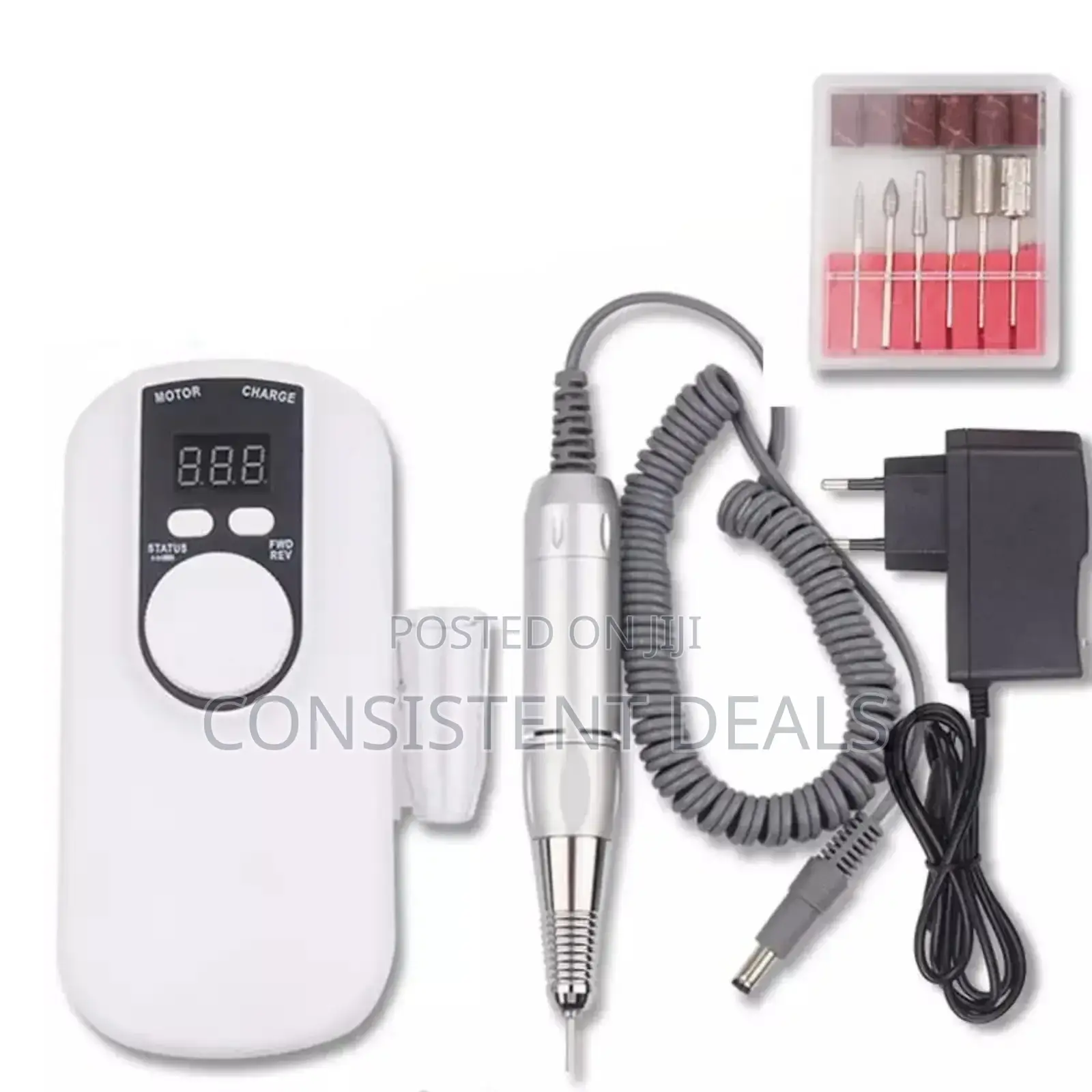 Portable Rechargeable Nail File Drill