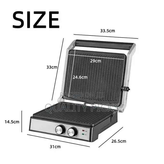AVINAS Electric Contact Steak BBQ Meat Grill Pan Machine
