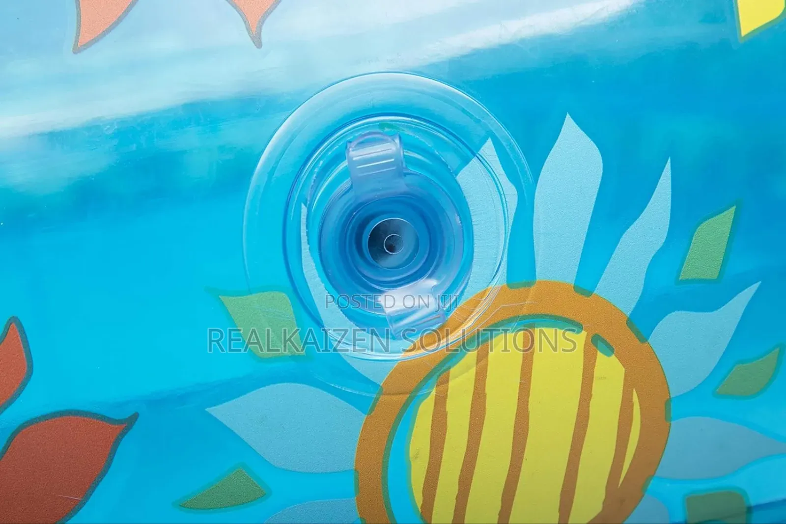 BESTWAY Flowered Inflatable Swimming Pool 3.05mx1.83mx56cm