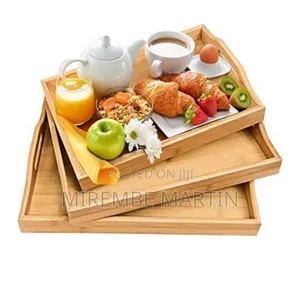 3pcs Wooden Serving Tray Set.