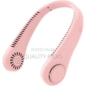 Portable Rechargeable Hanging Wearable Cooling Neck Fan