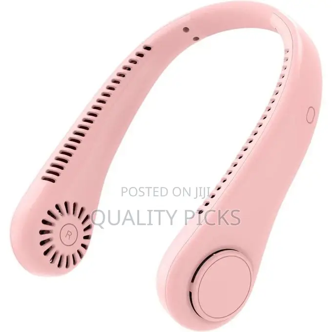 Portable Rechargeable Hanging Wearable Cooling Neck Fan