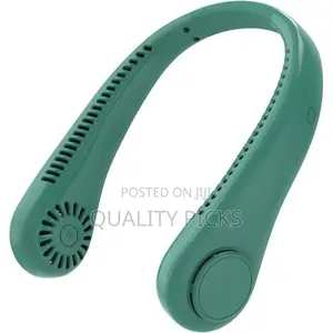 Portable Rechargeable Hanging Wearable Cooling Neck Fan